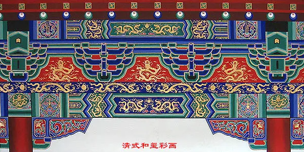 杨浦中国建筑彩画装饰图案